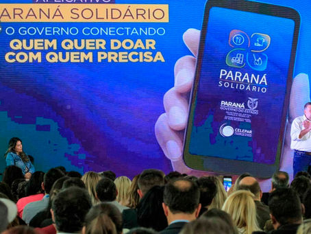 Paraná Solidário já cadastrou 460 doadores e 240 entidades