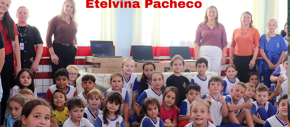 Prefeitura de Piên entrega notebooks para fortalecer ensino integral na Escola Etelvina Pacheco