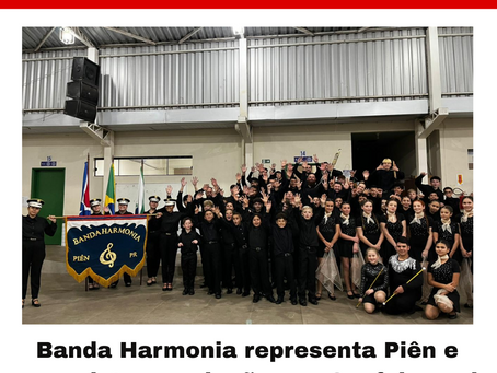 Banda Harmonia representa Piên e conquista premiações no Confabansul em Santa Cecília
