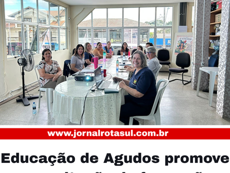 Educação de Agudos promove capacitação de formação continuada