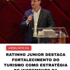 Ratinho Junior destaca fortalecimento do turismo como estratégia de incremento da economia