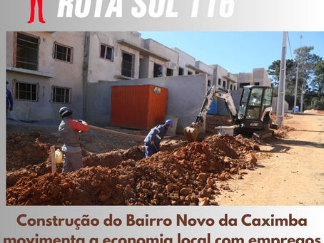Construção do Bairro Novo da Caximba movimenta a economia local com empregos e comércio aquecido