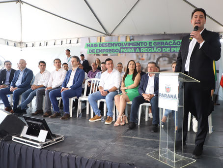 Governador visita Piên e anuncia R$ 25 milhões em investimentos