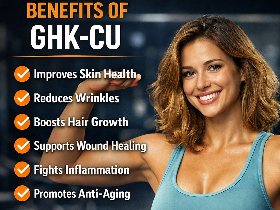 WITHOUT THE JUICE GHK-CU benefits: skin health, hair growth, wound healing,anti-aging