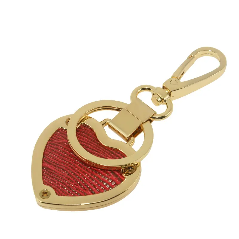 beautiful heart hardware, swivel hook and keychain for bags and purses