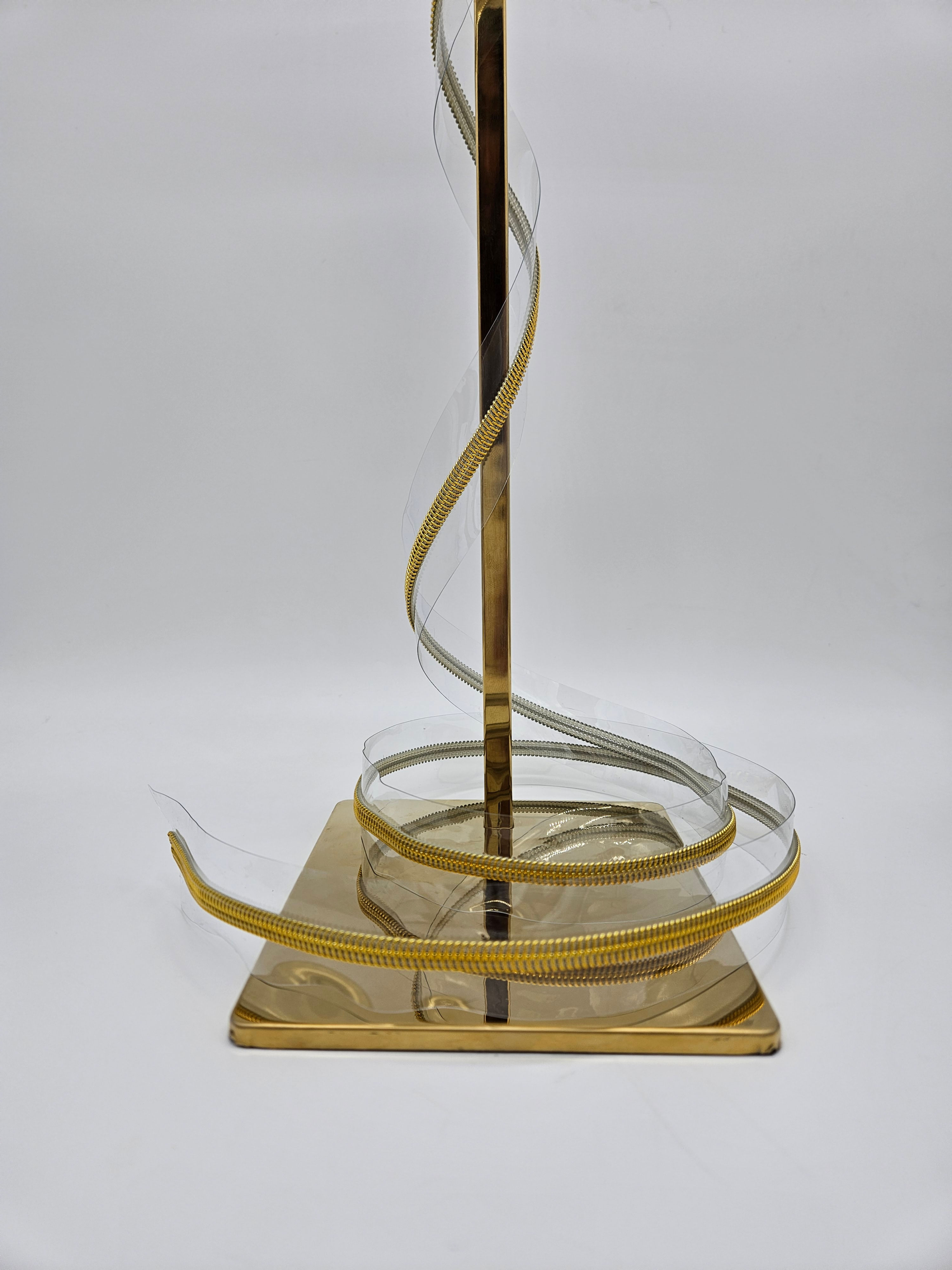 Clear vinyl #5 zipper tape - 2 yards