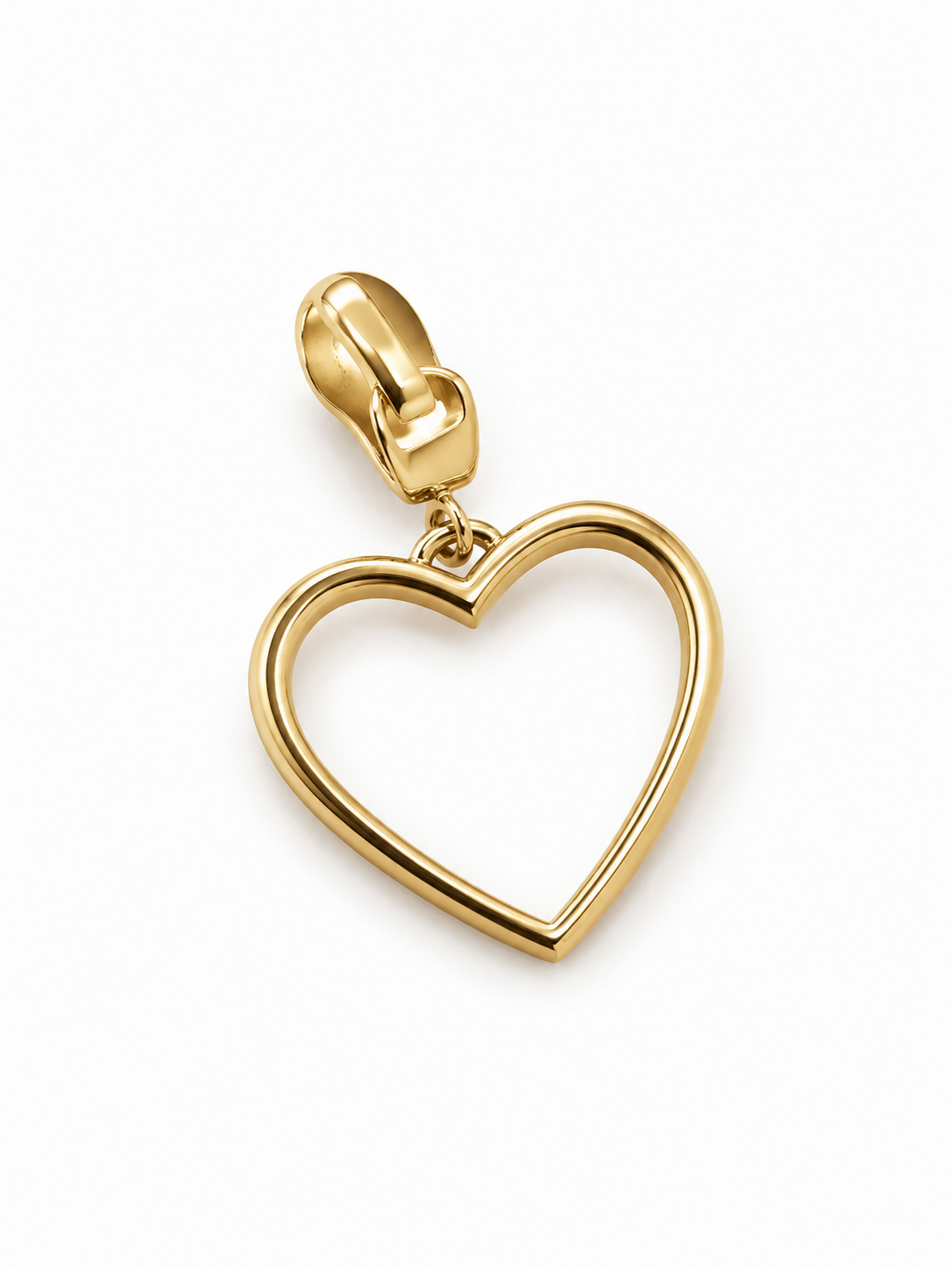 #5 Heart Zipper pull - set of 2