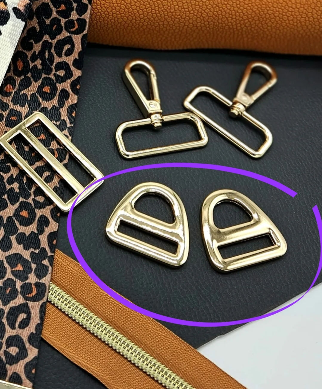 Large 1" Triangle Connector- set of 2