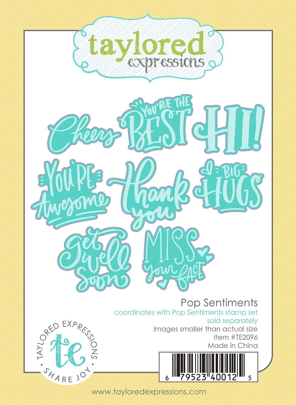 Thumbnail: Petal Pop w/ Pop Sentiment stamp & die set