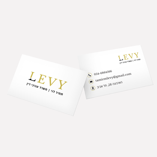 כרטיס ביקור יוקרתי לעורך דין - לוגו 24