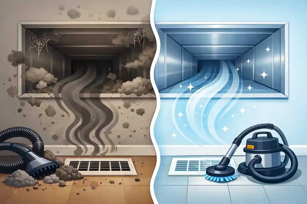 Air Duct Cleaning Before After: What Changes?