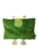 Bio-Kuschelkissen Frosch und Kuscheltier für Babys