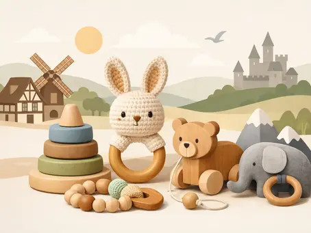 Handgemachtes Babyspielzeug aus Deutschland