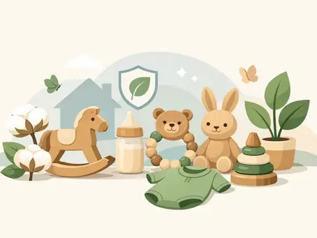 Leitfaden für schadstoffarme Babyausstattung