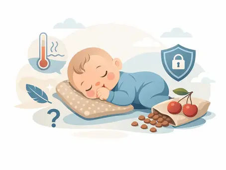 Sind Kirschkernkissen für Babys sicher?