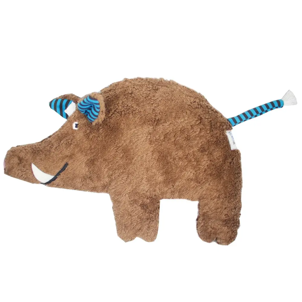 Bio Wärmekissen Wildschwein braun für Babys