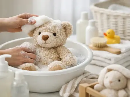 Ein Kuscheltier fürs Baby richtig reinigen