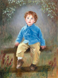 Grandchildren Oil Portraits Tradition Started by Grandmother