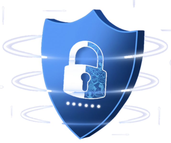 Cyber security network_ Padlock icon and internet technology networking_ Businessman prote