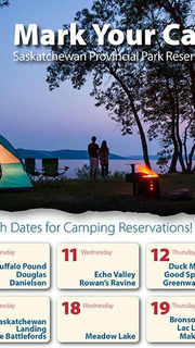 Saskatchewan Provincial Parks Announce Nightly Campsite Reservation Launch Date