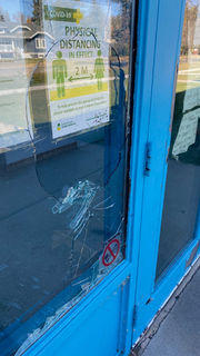 Vandals break window at Swimming Pool in Indian Head