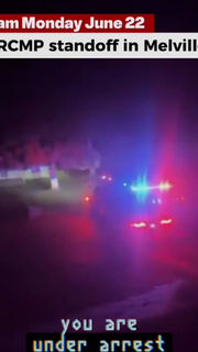 Police standoff in Melville, Saskatchewan ends with 1 person in custody after 2 RCMP officers shot by gunman.