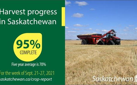 Crop Report for the Period of September 21 to 27, 2021