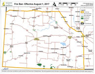 Fire Ban Now in Place for Crown Land, Provincial Parks in Southwest Saskatchewan