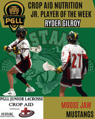 Moose Jaw Mustangs Ryder Gilroy named Crop Aid Nutrition PGLL Junior Player of the Week