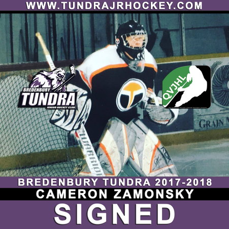 Zamonsky Signs with Tundra