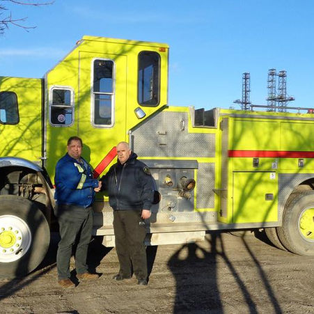 New Fire Truck Donated to College