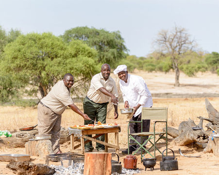 Outdoor Dining in Hwange