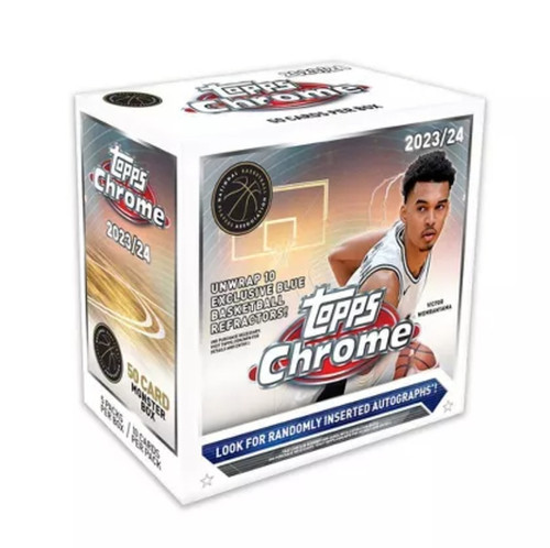 2023-24 Topps Chrome Basketball Monster Box | Nguyen Dixon Shop