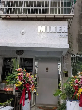 The entrance of Mixer bar, a popular gay bar in Kaohsiung