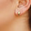 Thumbnail: Small Water Droplets Earrings 