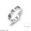 Thumbnail: Silver Roman number titanium steel ring