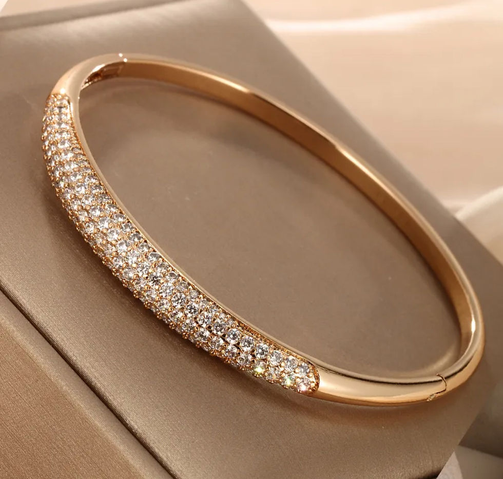 Thumbnail: Unique Rose Gold Bangle 