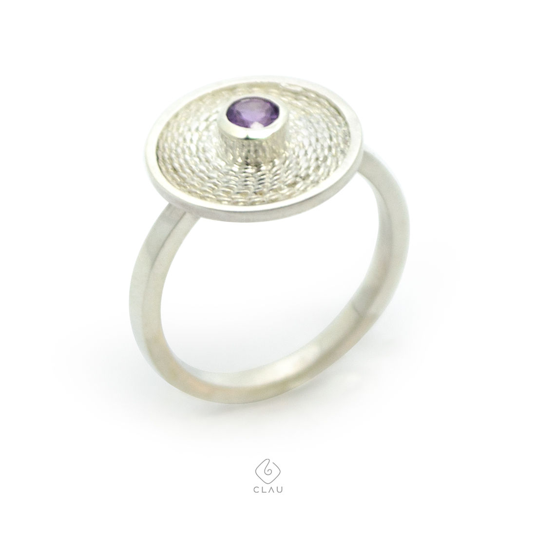 Anel Mini Filigrana com pedra