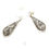 Miniatura: Brincos Quartzo Turmalinado Prata
