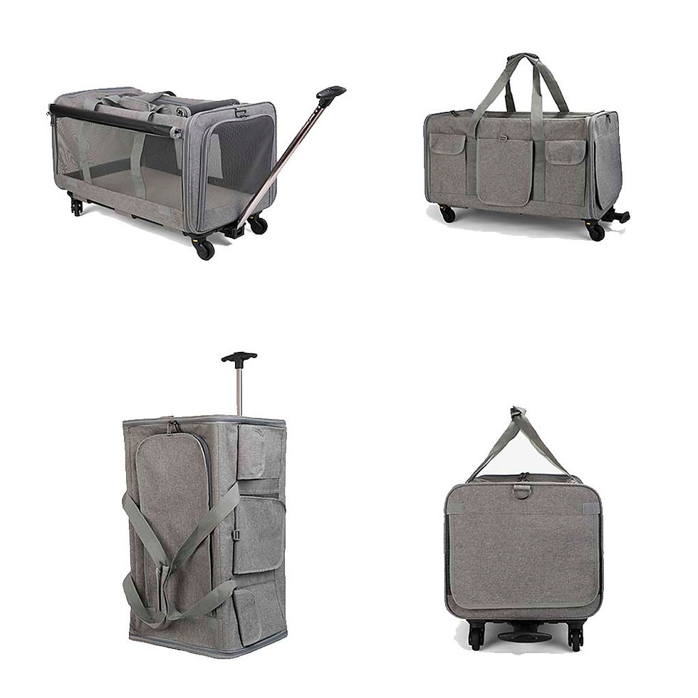 Miniatura: Maletin Transportador Con Rodos Para Perros/Gatos