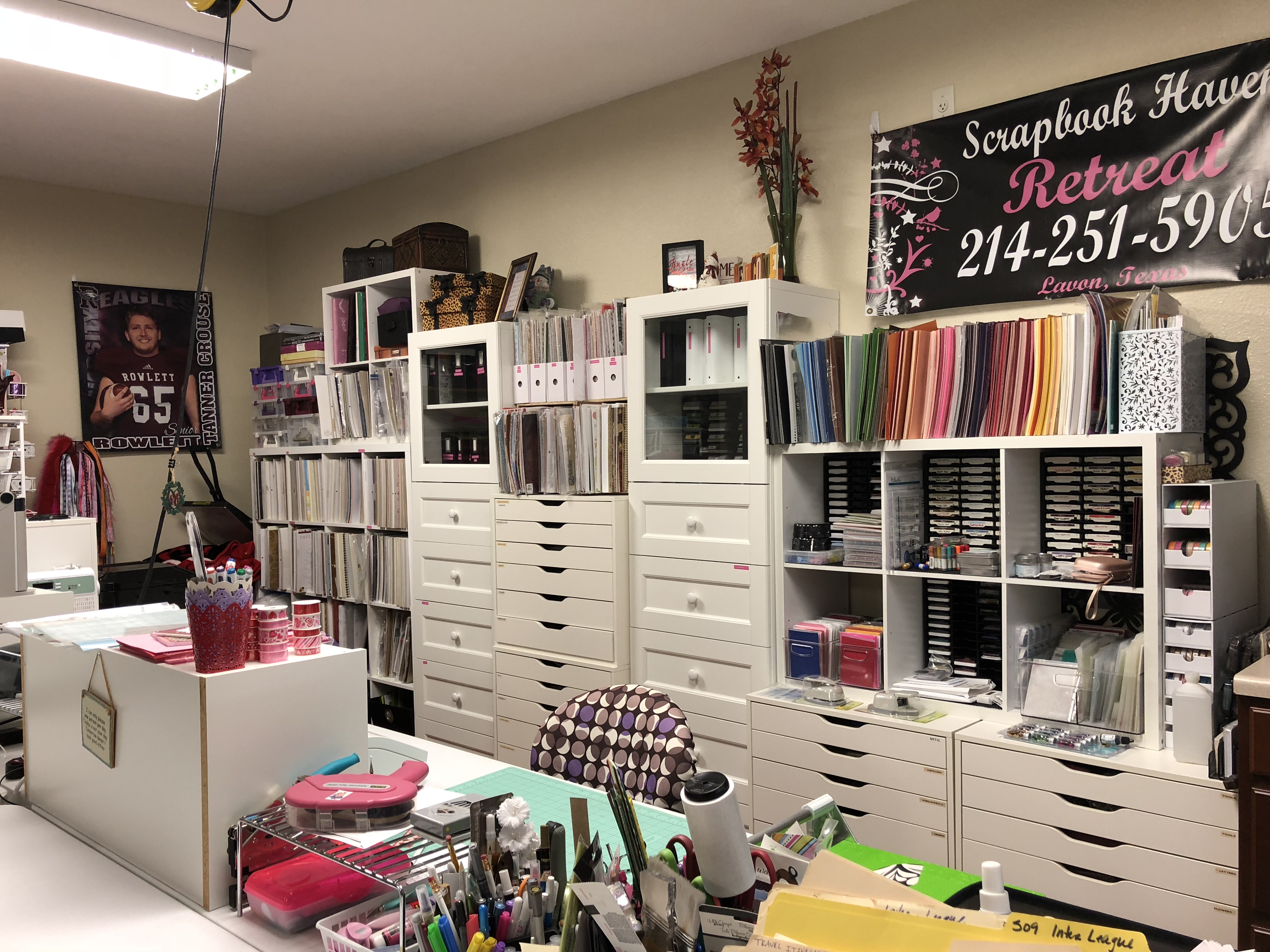Carla's Scraproom Area