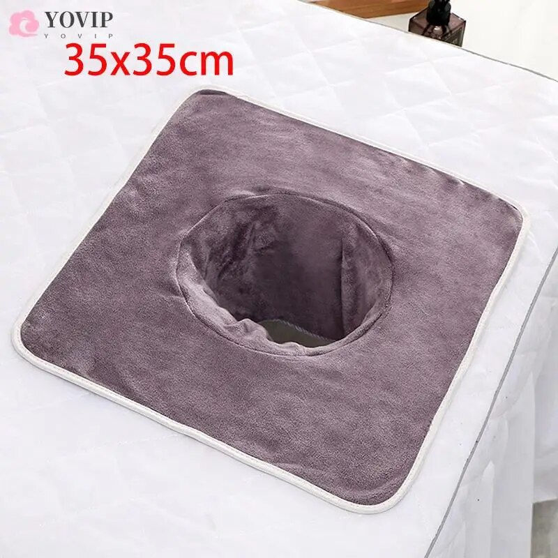Thumbnail: Soft Cotton Massage Table Head Cover 35*35cm/40*80cm 