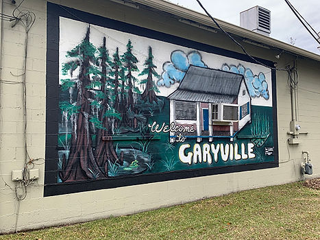 Buddy B's restaurant mural