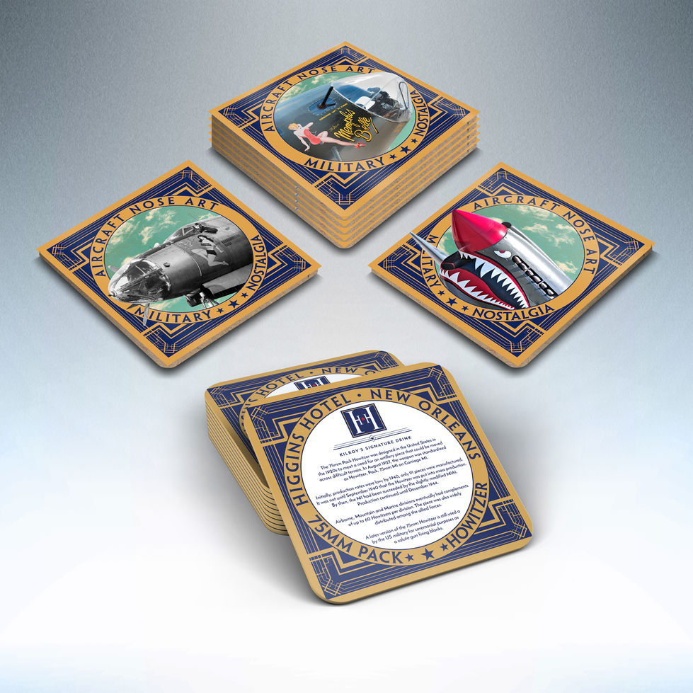 Higgins Hotel WWII Museum Coasters.jpg