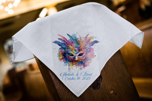mardi gras handkerchief
