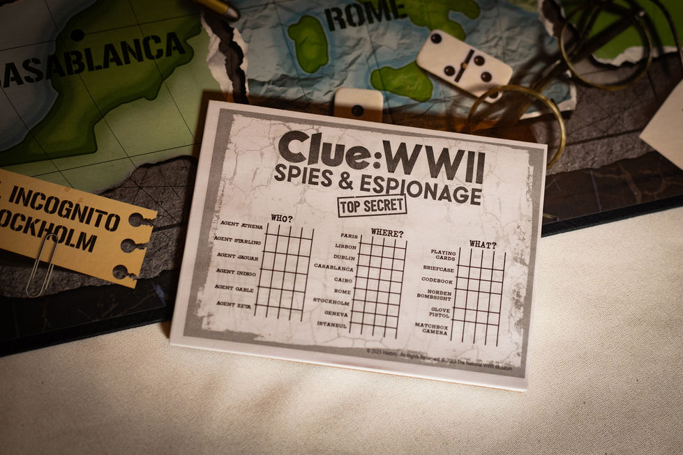 Clue WWII Spies & Espionage Game Photography Score Card.jpg