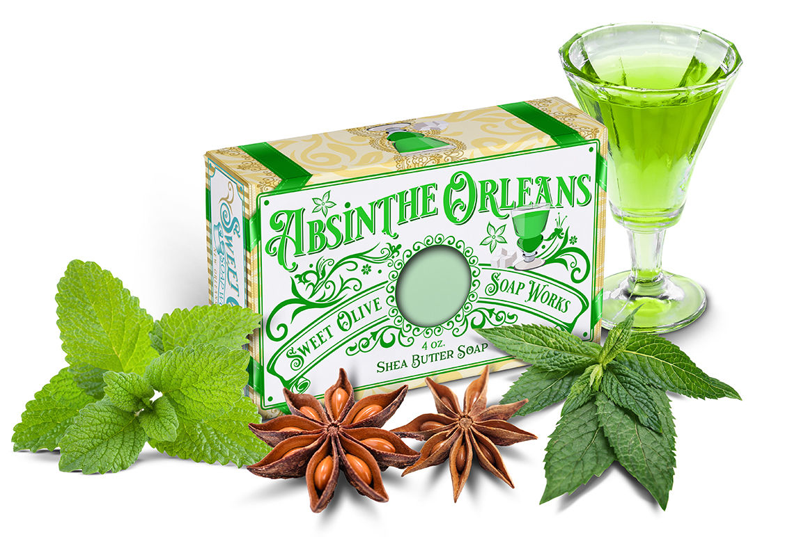 Absinthe Orleans Shea Butter Soap