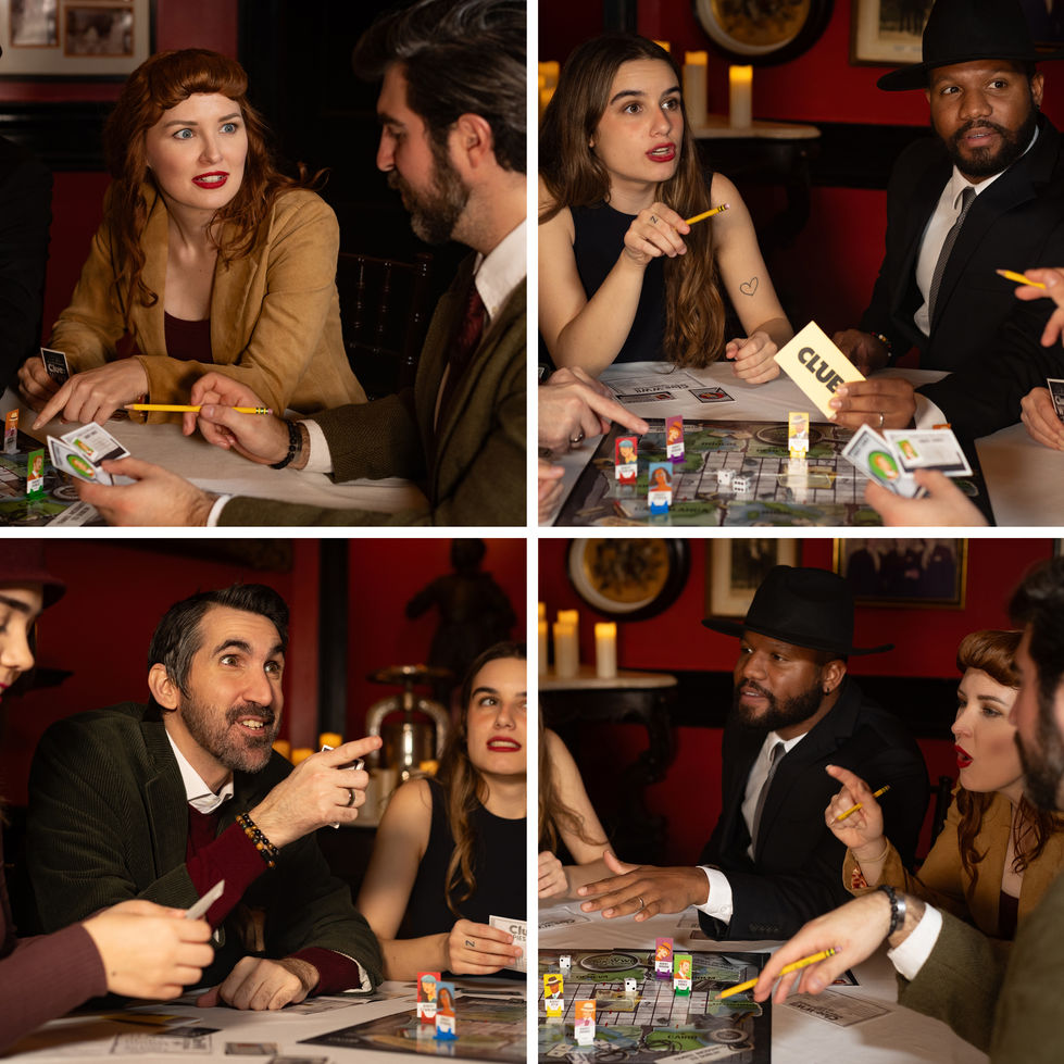 Clue WWII Commercial Shoot Cast.jpg