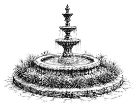 The Court of Two Sisters Water Fountain