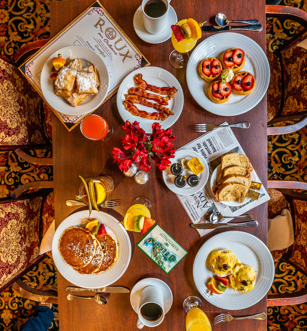 Bourbon Orleans Hotel Breakfast Roux Menu.jpg